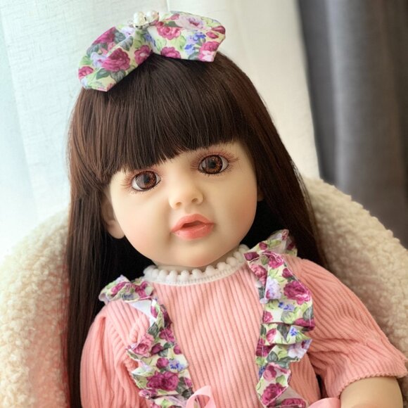 55 cm Babylistic Soft Silicone Vinyl Talking Reborn Doll very realistic - Picture 3 of 9